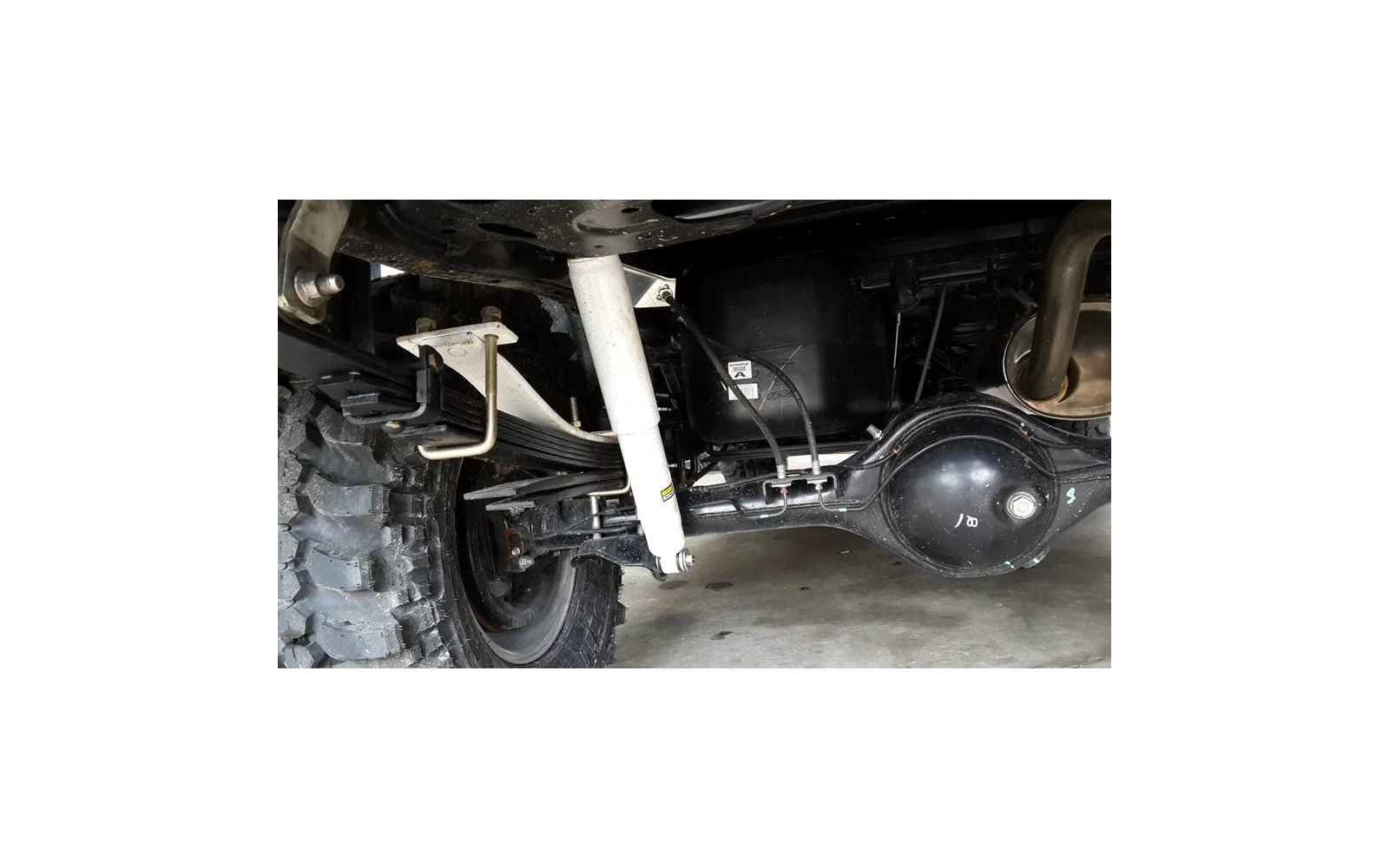 Kit intarire pentru ambele arcuri lamelare SPATE