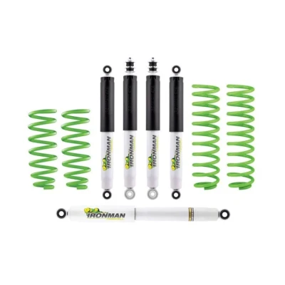 Y61 2.8 scurt / lung - Kit suspensie cu amortizoare NitroGas + amortizor directie , lift 50 mm fata de standard fabrica