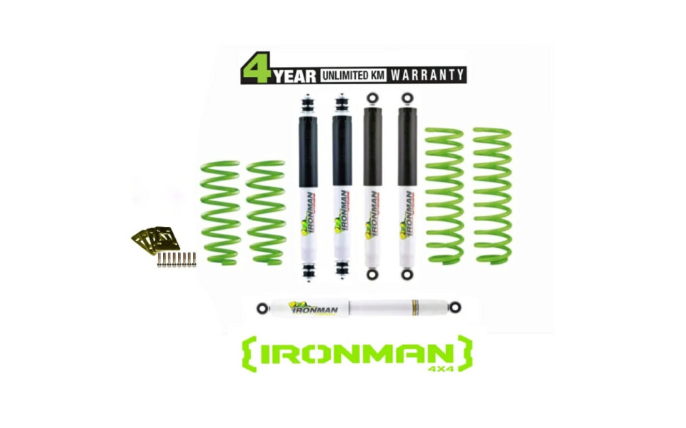 Patrol Y60 scurt - Kit complet cu amortizoare NitroGas lift 50 mm fata de standard fabrica